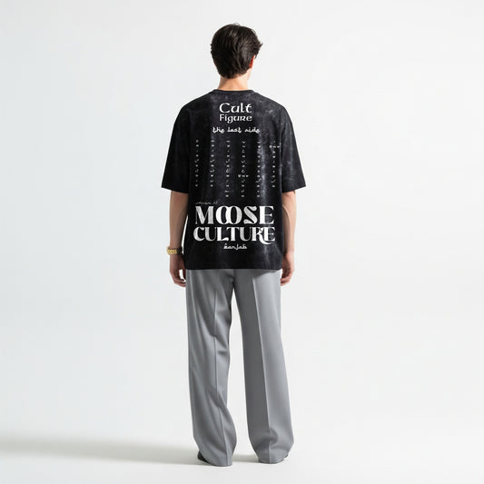 MOOSE CULTURE ACID WASH OVERSIZED T-SHIRT