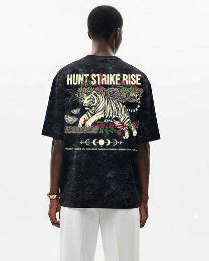 TIGER ACID WASH OVERSIZED T-SHIRT