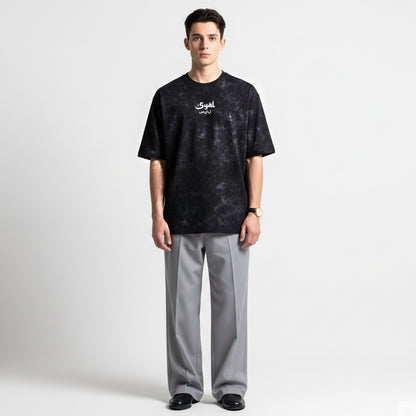 BASIC ACID WASH OVERSIZED T-SHIRT