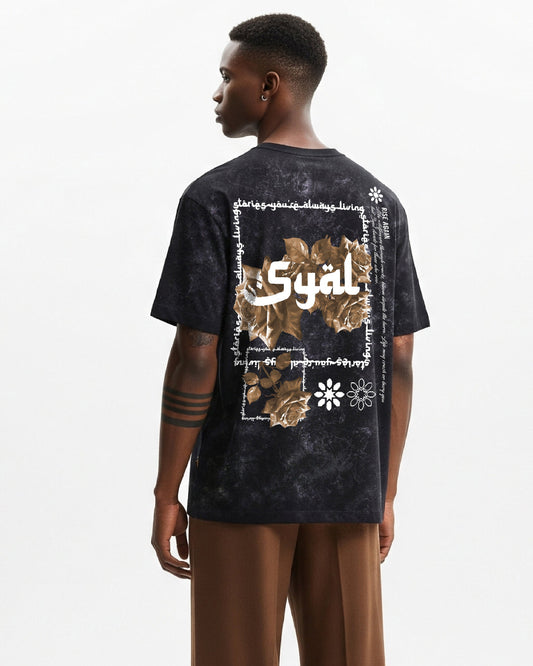 ROOTS ACID WASH OVERSIZED T-SHIRT