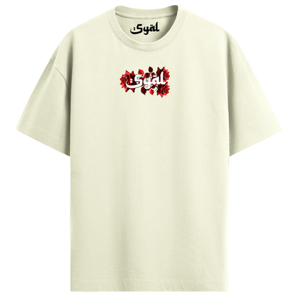 ROOTS OFF WHITE OVERSIZED T-SHIRT