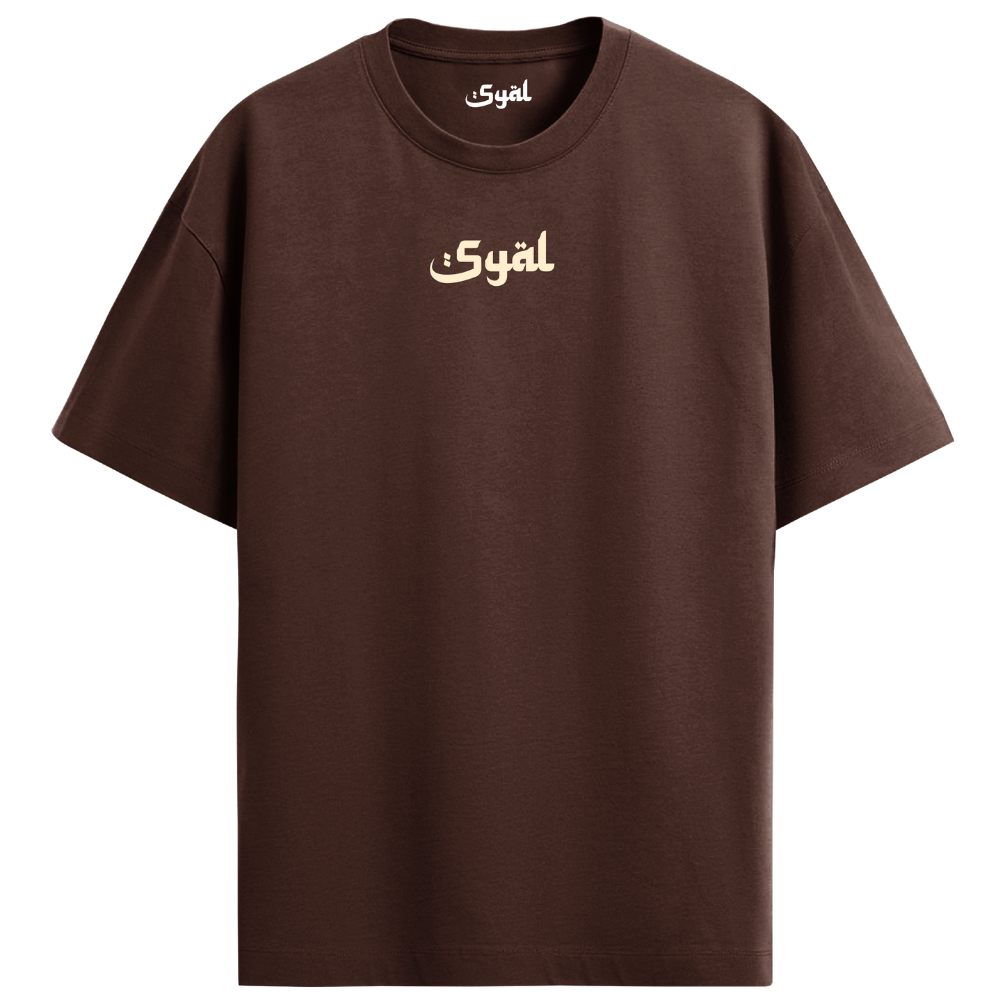 SACRED SOCIETY BROWN OVERSIZED T-SHIRT