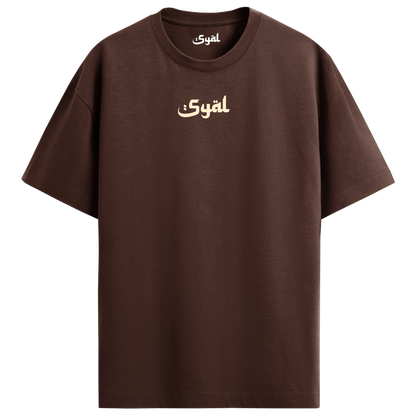 SACRED SOCIETY BROWN OVERSIZED T-SHIRT