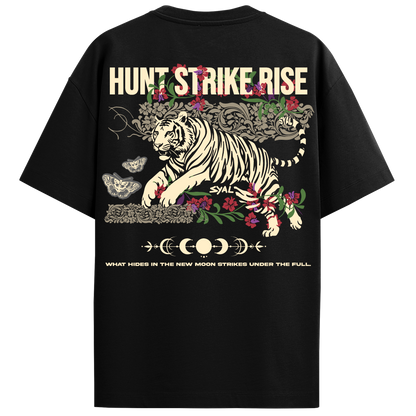 TIGER BLACK OVERSIZED T-SHIRT