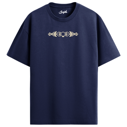 TIGER NAVY BLUE OVERSIZED T-SHIRT