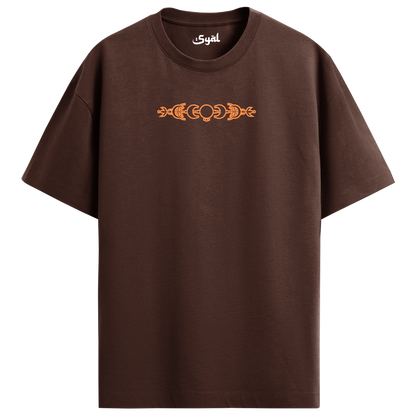 TIGER BROWN OVERSIZED T-SHIRT