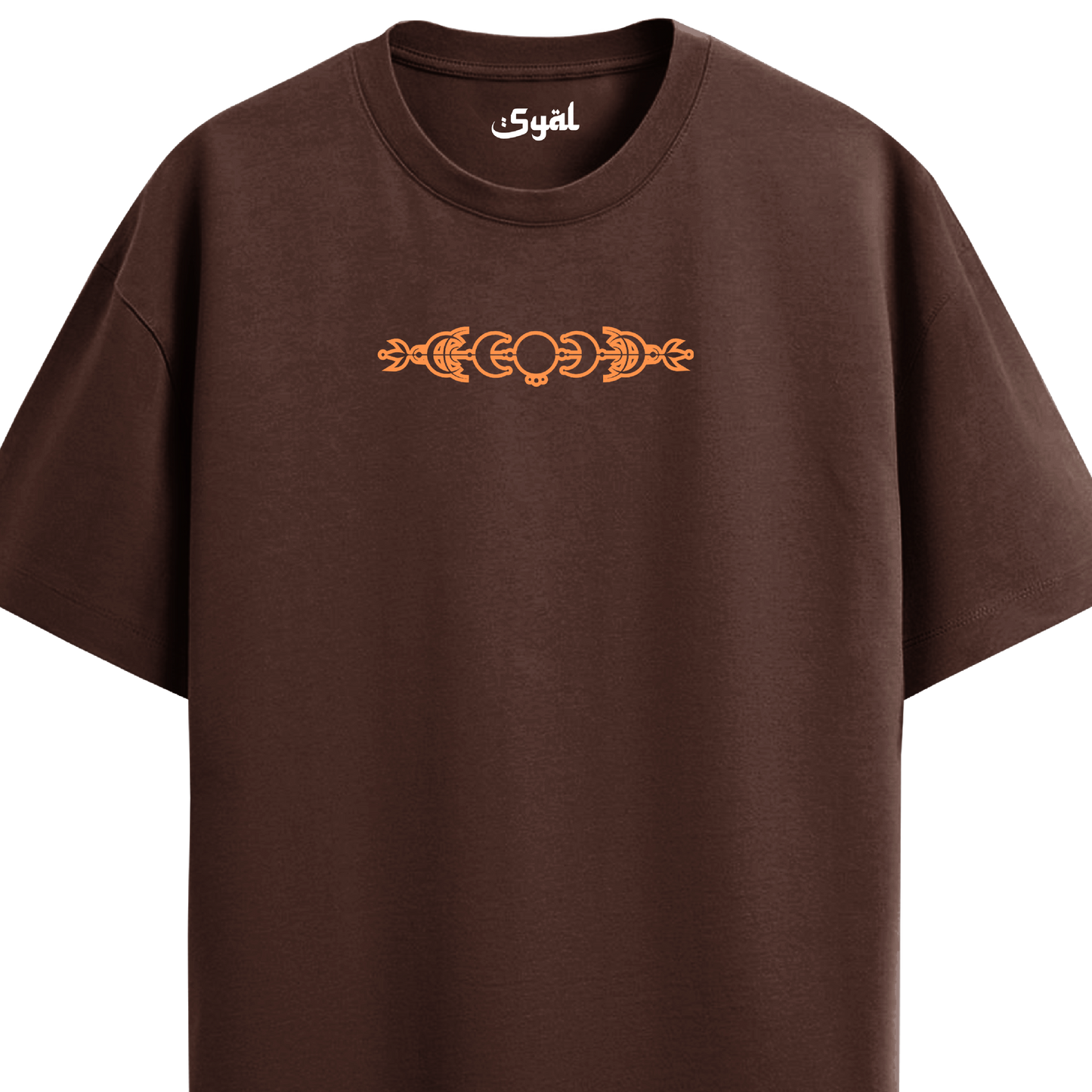 TIGER BROWN OVERSIZED T-SHIRT
