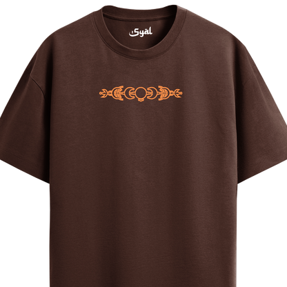 TIGER BROWN OVERSIZED T-SHIRT